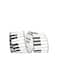 JAM Paper 2.5&#x22; x 10yd. White &#x26; Black Piano Keys Wired Ribbon